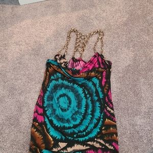 Dressy/ party shirt with chains